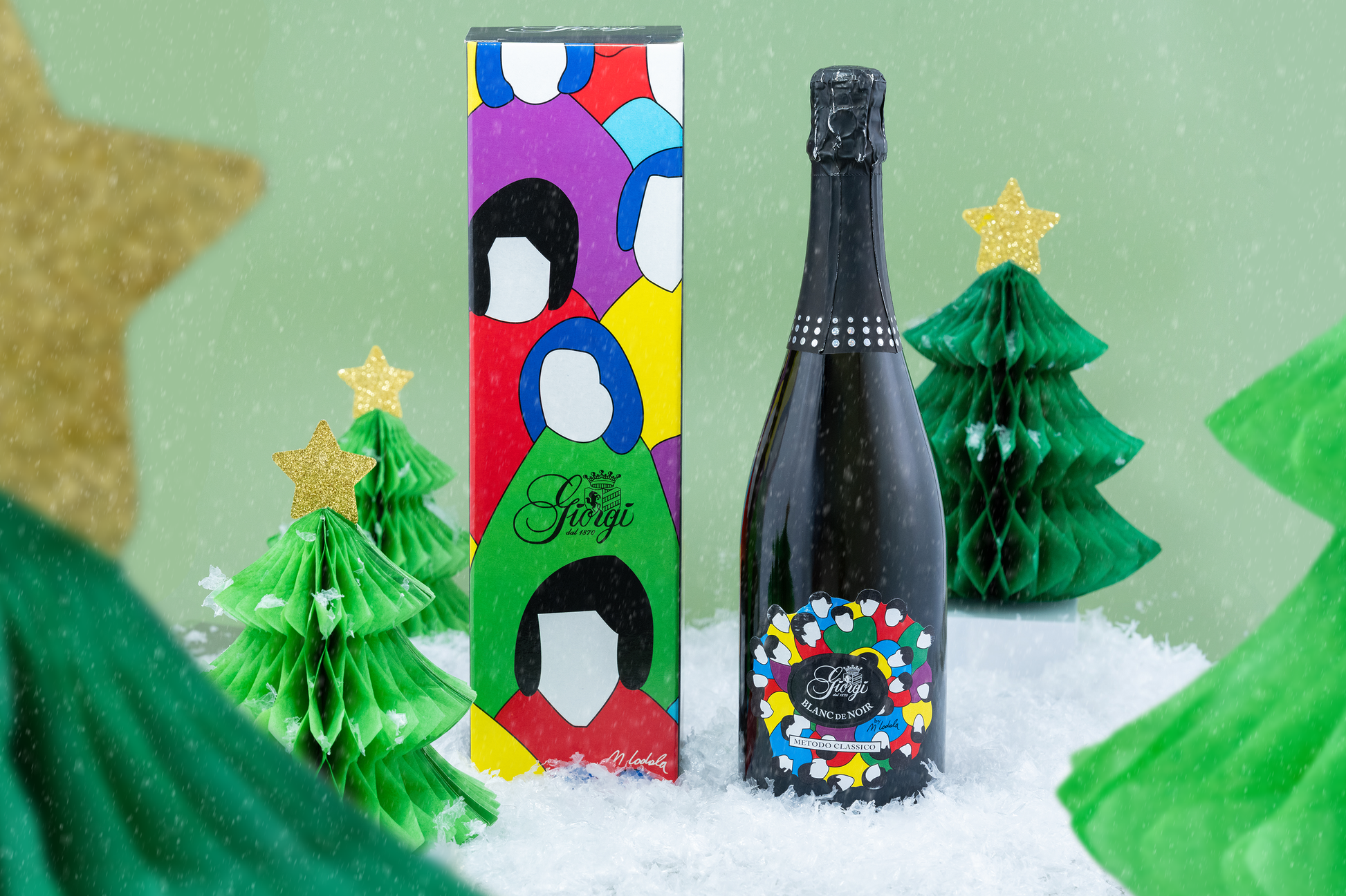 Organic Champenoise Blanc de Noir “Lodola” 2019 sparkling wine gift box from Italy – available in Toronto & Ontario