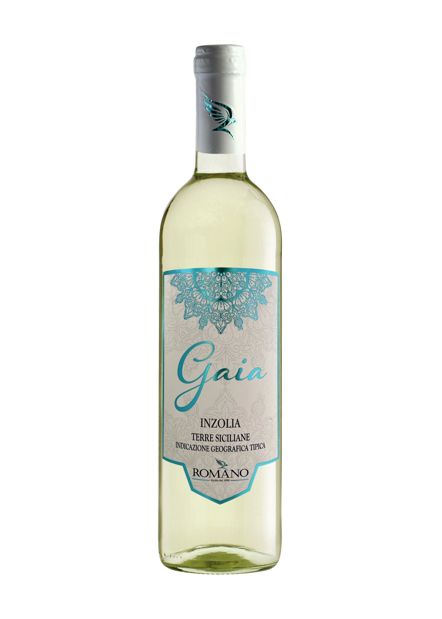 Organic Inzolia Terre Siciliane I.G.P. “Gaia” 2023 white wine from Sicily, Italy – available in Toronto & Ontario