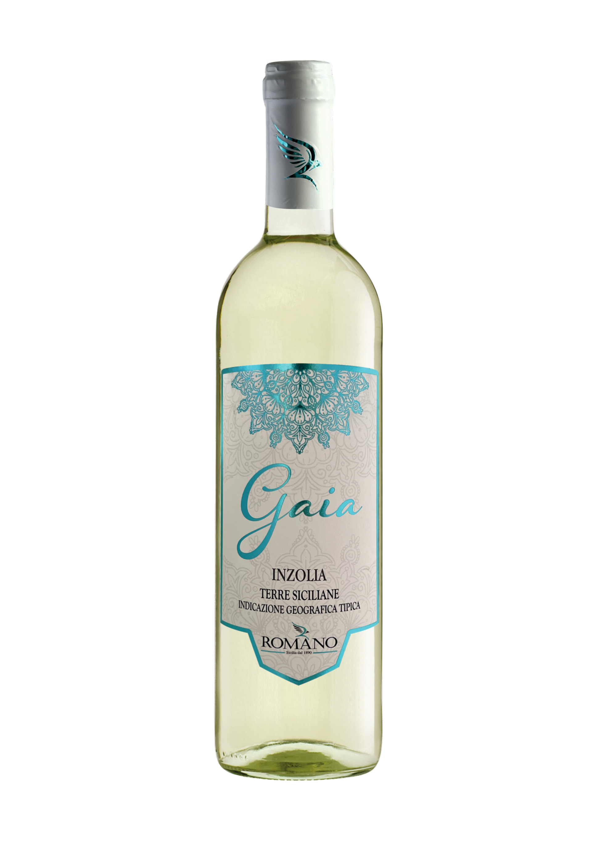 Organic Inzolia Terre Siciliane I.G.P. “Gaia” 2023 white wine from Sicily, Italy – available in Toronto & Ontario