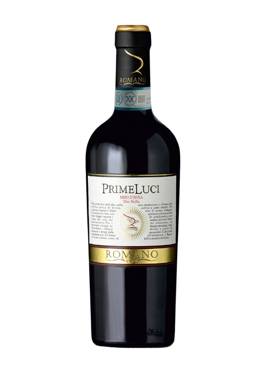 Organic Nero d'Avola D.O.C. Sicilia Riserva 2020 Prime Luci red wine from Sicily, Italy — available in Toronto & Ontario