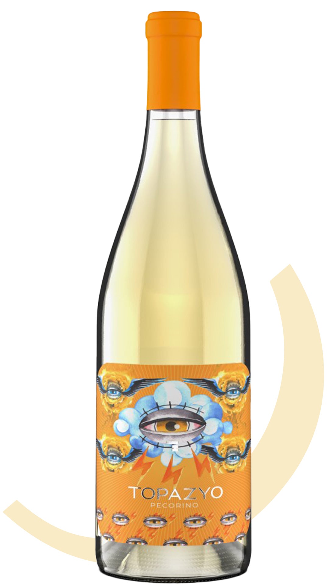 Organic Pecorino Falerio D.O.P. 2022 Topazyo white wine from Marche, Italy – available in Toronto & Ontario