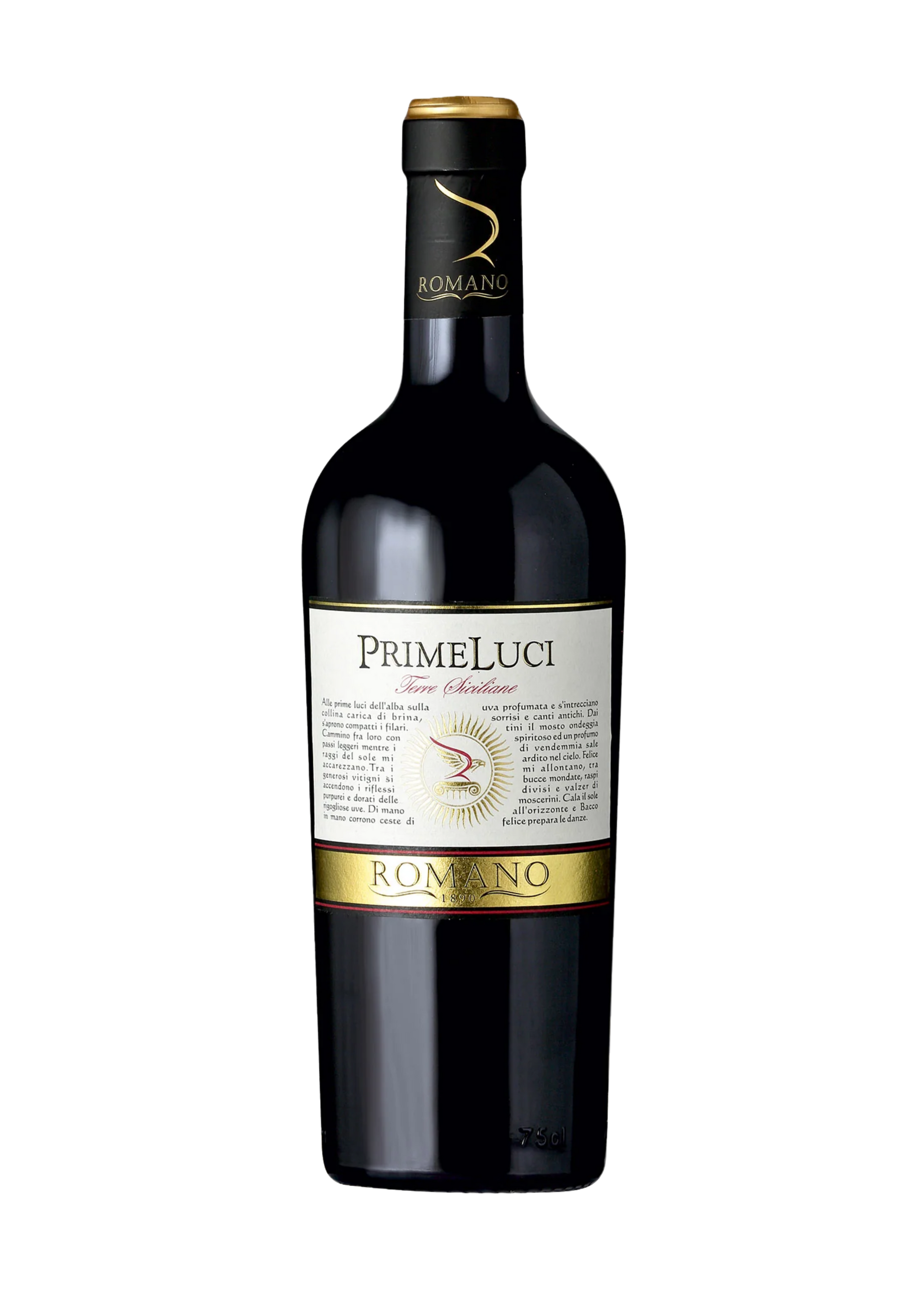 Primeluci Rosso I.G.P. Sicilia 2016 red wine from Sicily, Italy – available in Toronto & Ontario