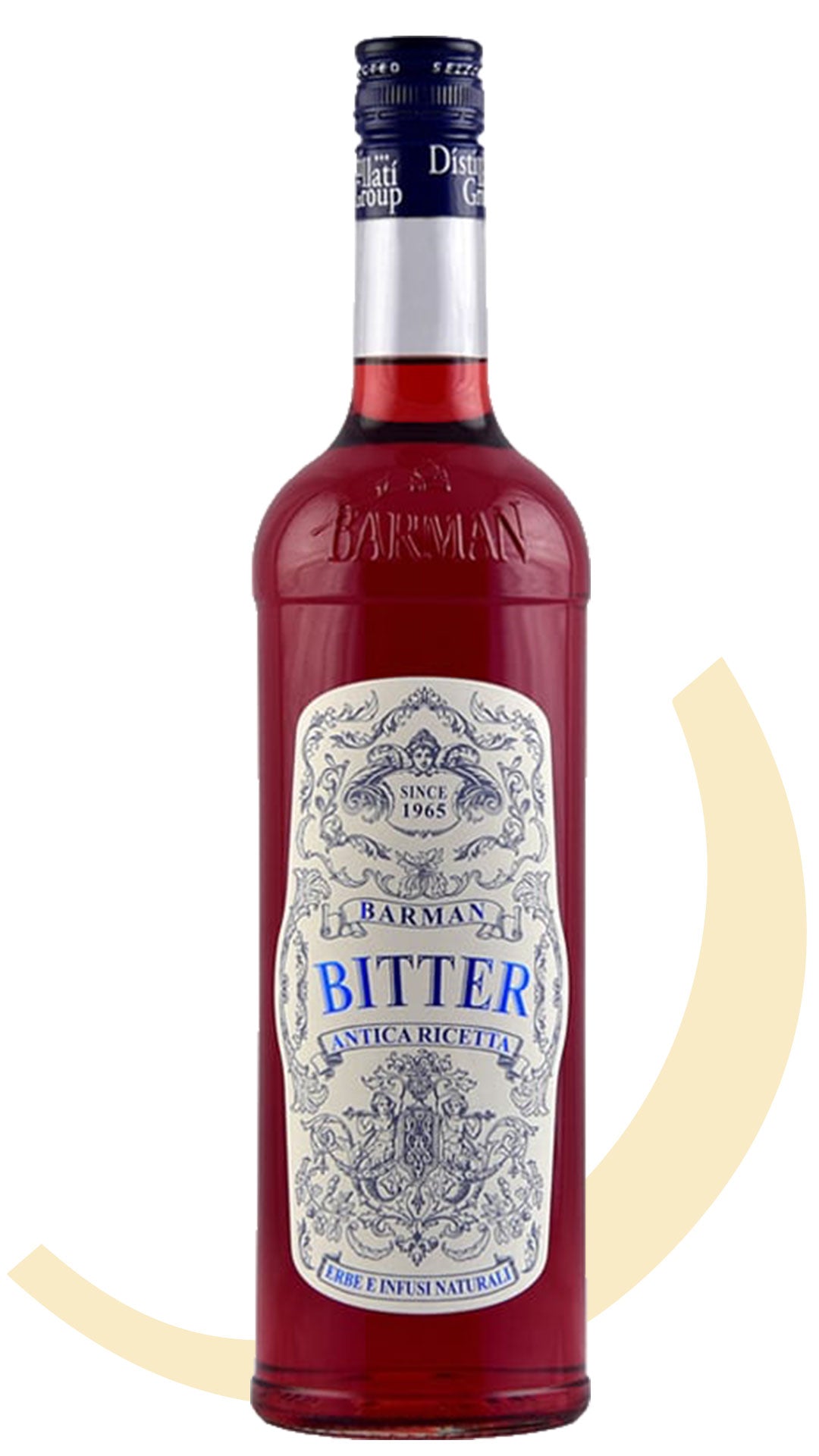 Traditional Bitter Barman 1 litre Italian bitters liqueur from Italy – available in Toronto & Ontario