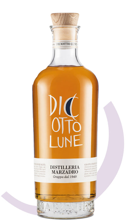 Artisan Diciotto Lune Grappa Barrique barrel-aged Italian grappa – available in Toronto & Ontario

