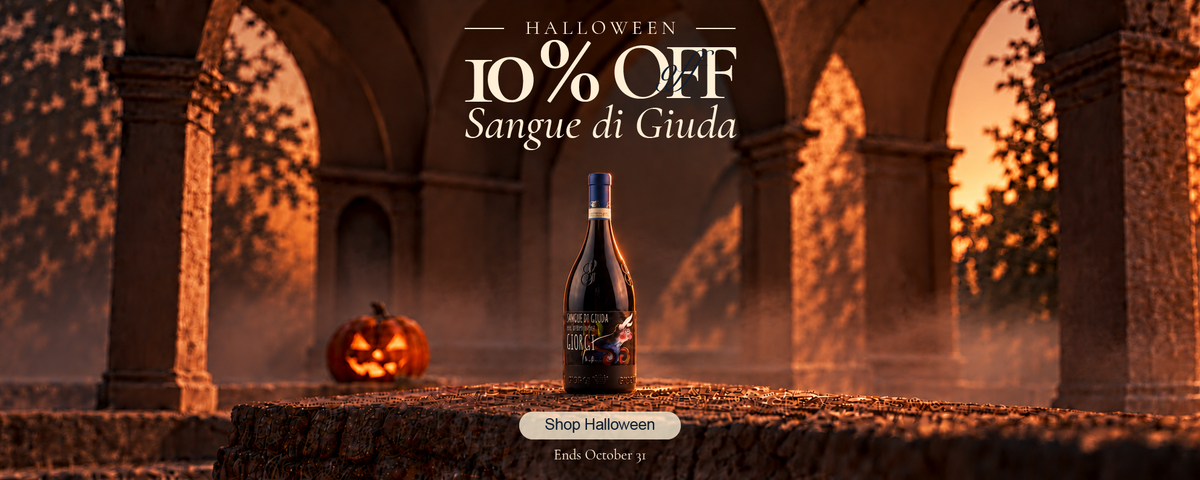 Halloween: 10% off Sangue di Giuda. Ends October 31.