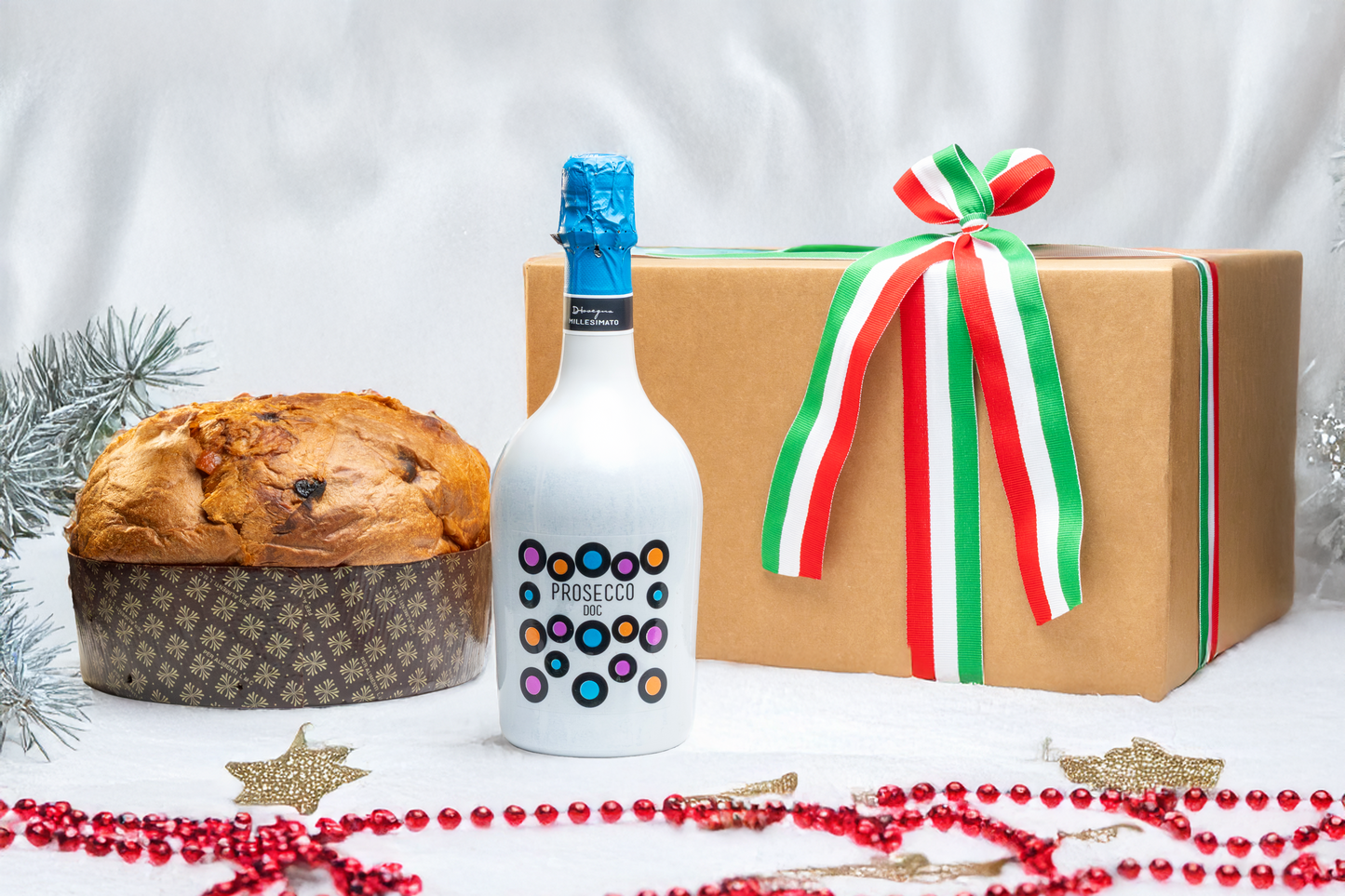 Organic Prosecco & Artisan Panettone (1kg)